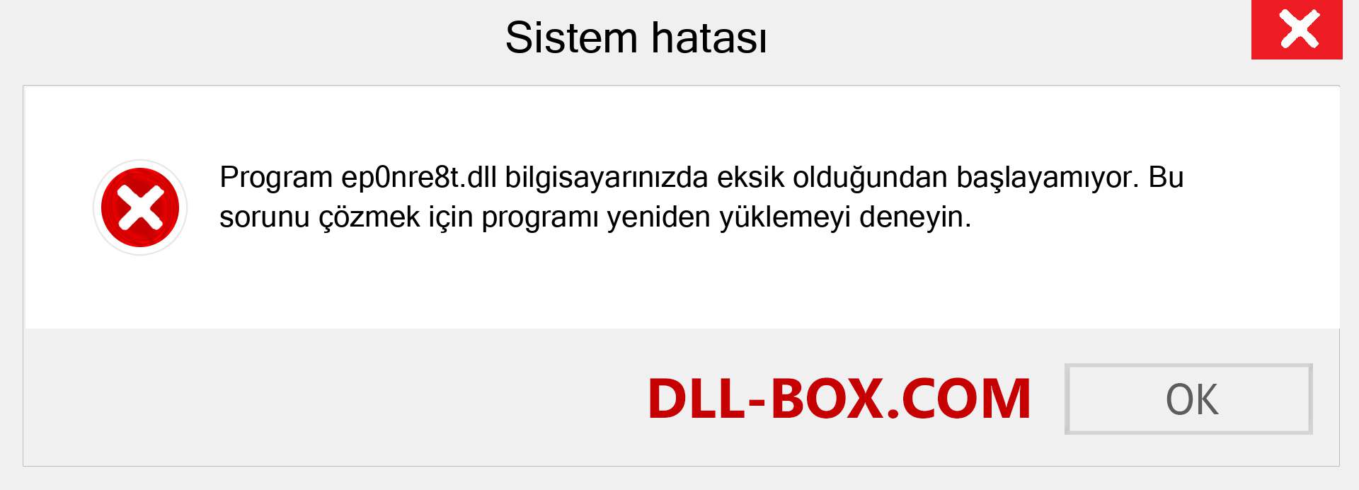 ep0nre8t.dll dosyası eksik mi? Windows 7, 8, 10 için İndirin - Windows'ta ep0nre8t dll Eksik Hatasını Düzeltin, fotoğraflar, resimler